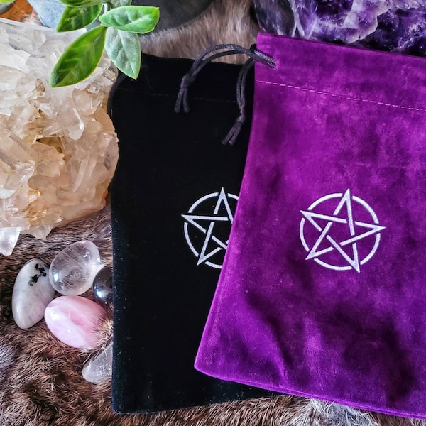 Tarot Card Pouches, Rune Bags, Deck Bag, Crystal Pouches, Velvet Bags, Crystals Punch, American Seller, Fast Shipping