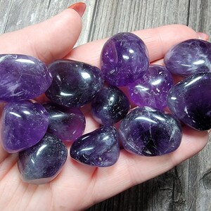 Amethyst Tumbles, Crystal Tumble, Tumbled Stones, American Seller, Fast Shipping!