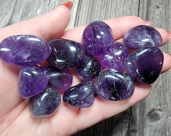 Amethyst Tumbles, Crystal Tumble, Tumbled Stones, American Seller, Fast Shipping!