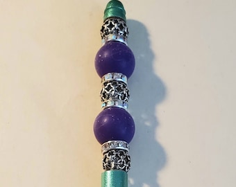 Cute Beaded Metal Pen