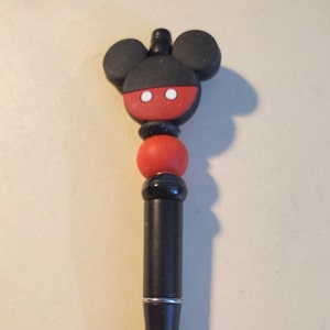 Leuke kralenpen met Mickey Mouse-thema