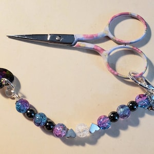 Heart Scissor Fob - FOB ONLY