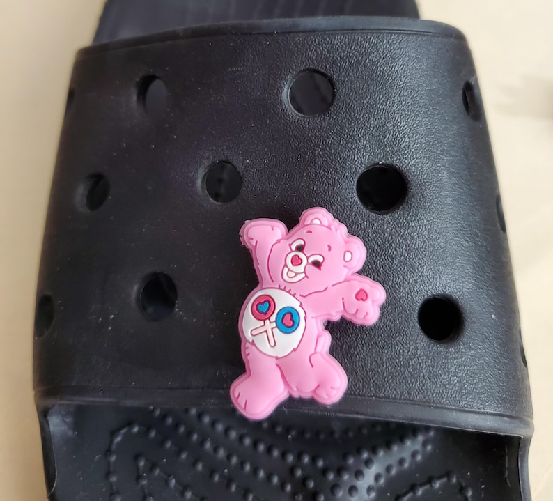 Cartoon Tummy Bear Themed Silicone Shoe Charms image 2