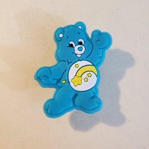 Cartoon Tummy Bear Themed Silicone Shoe Charms Green