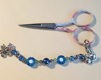 Flower Scissor Fobs with Various Options