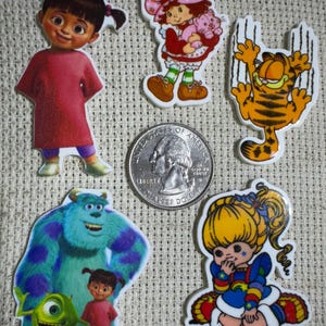 Cartoon Character Themed Resin Needle Minders