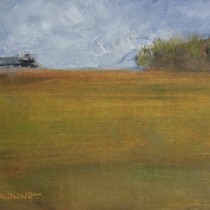 Original Landscape Oil Painting - 6x8 Oil on Panel - On Yonder