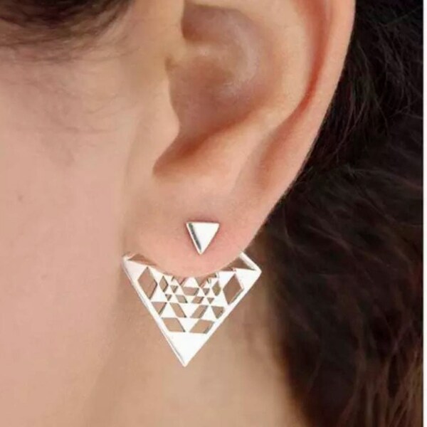 Triangle Ear Jacket Etsy