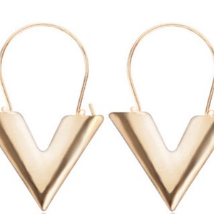 LV Hoop Inspired Earrings Large – Ziah Jewels