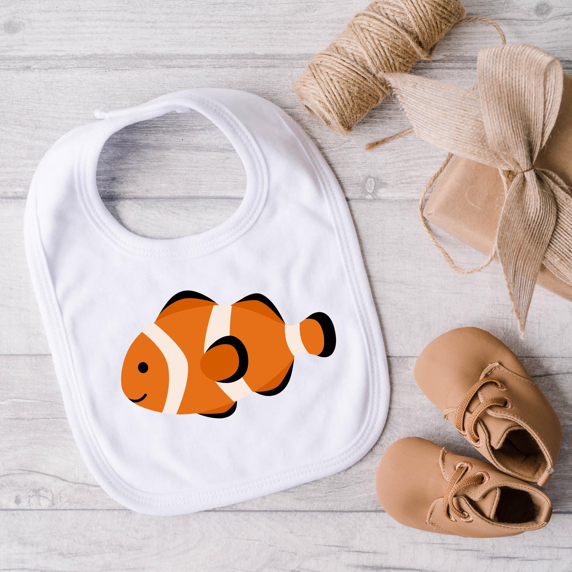 Clown Fish SVG, PNG, Sea Animal Vector Clipart, Silhouette Cut File ...