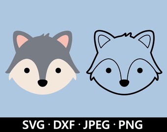 Wolf Face Svg Wolf Svg Wolf Head Cute Boy Girl Kid Woodland - Etsy Wolf Face Svg Wolf Svg Wolf Head Cute Boy Girl Kid Woodland - Etsy
