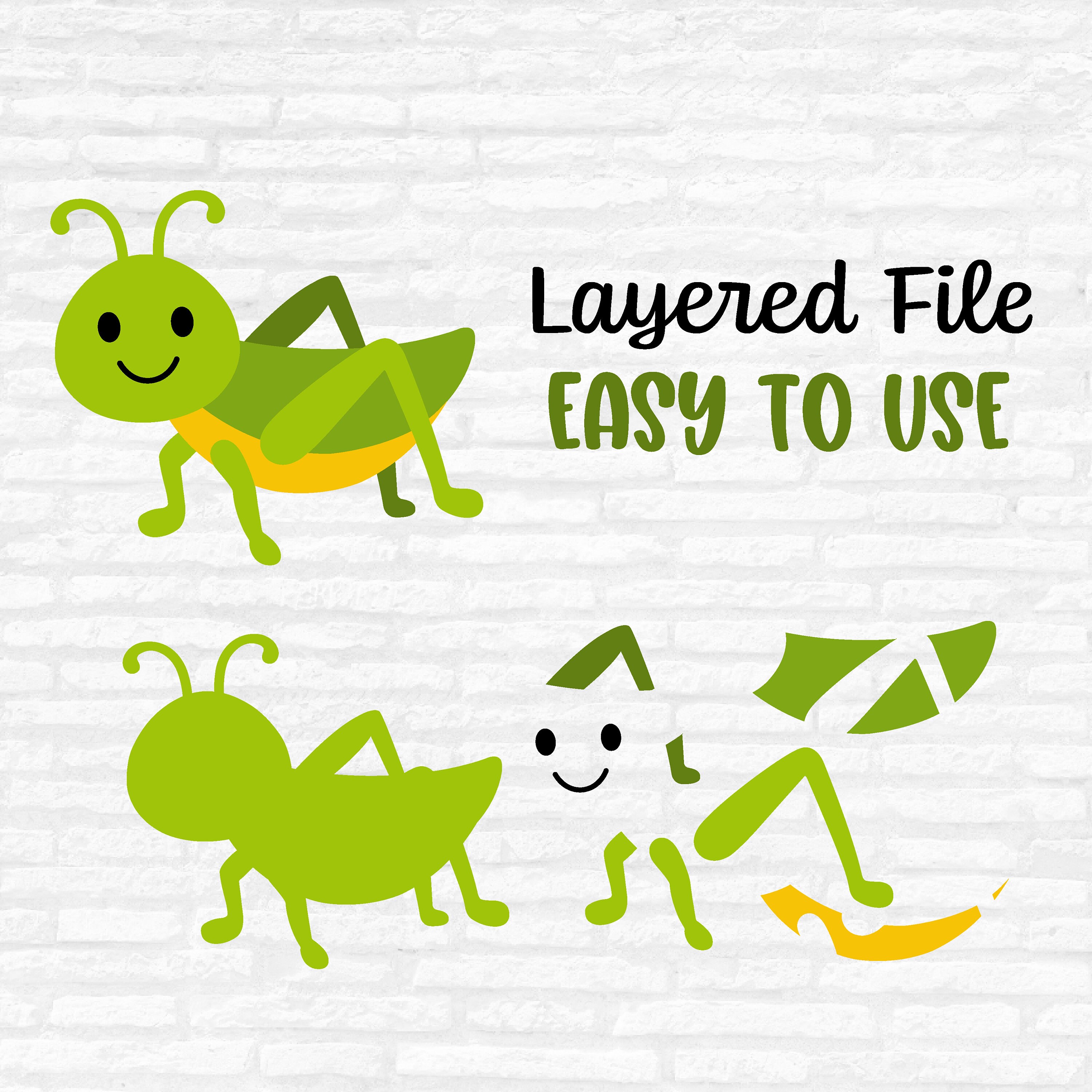 Insect SVG Bundle, Kids Bug Garden Cut File, Beetle Butterfly Bee ...