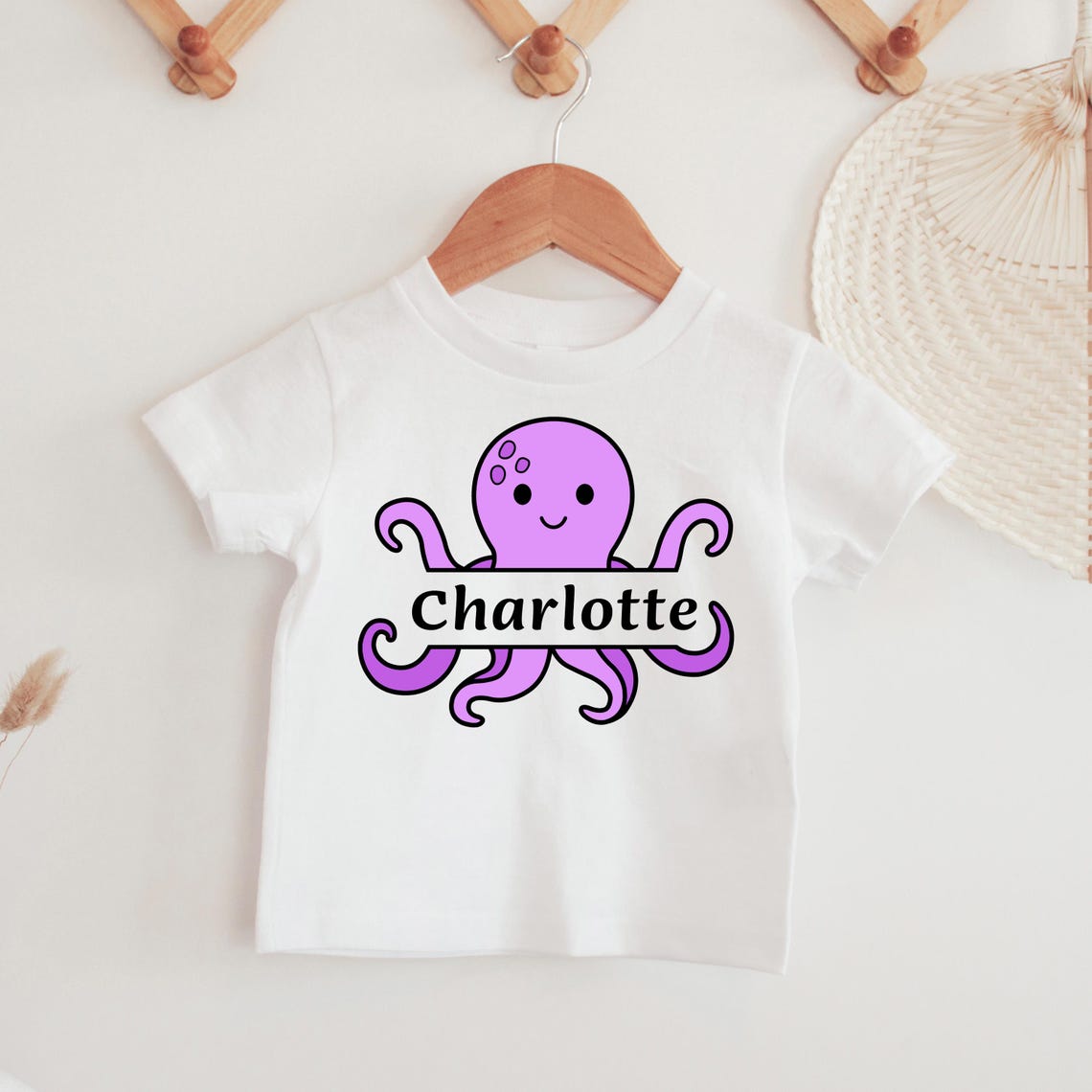 Octopus Monogram SVG: Sea Animal Name Frame (digital Download) - Etsy