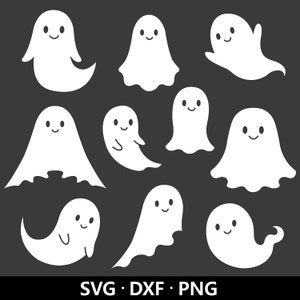 Paquete de svg fantasma, Lindo fantasma SVG, Halloween svg, Fantasmas svg, Fantasma Clipart, Spooky svg, Boo svg, Halloween fantasma Cortar archivos Descarga digital