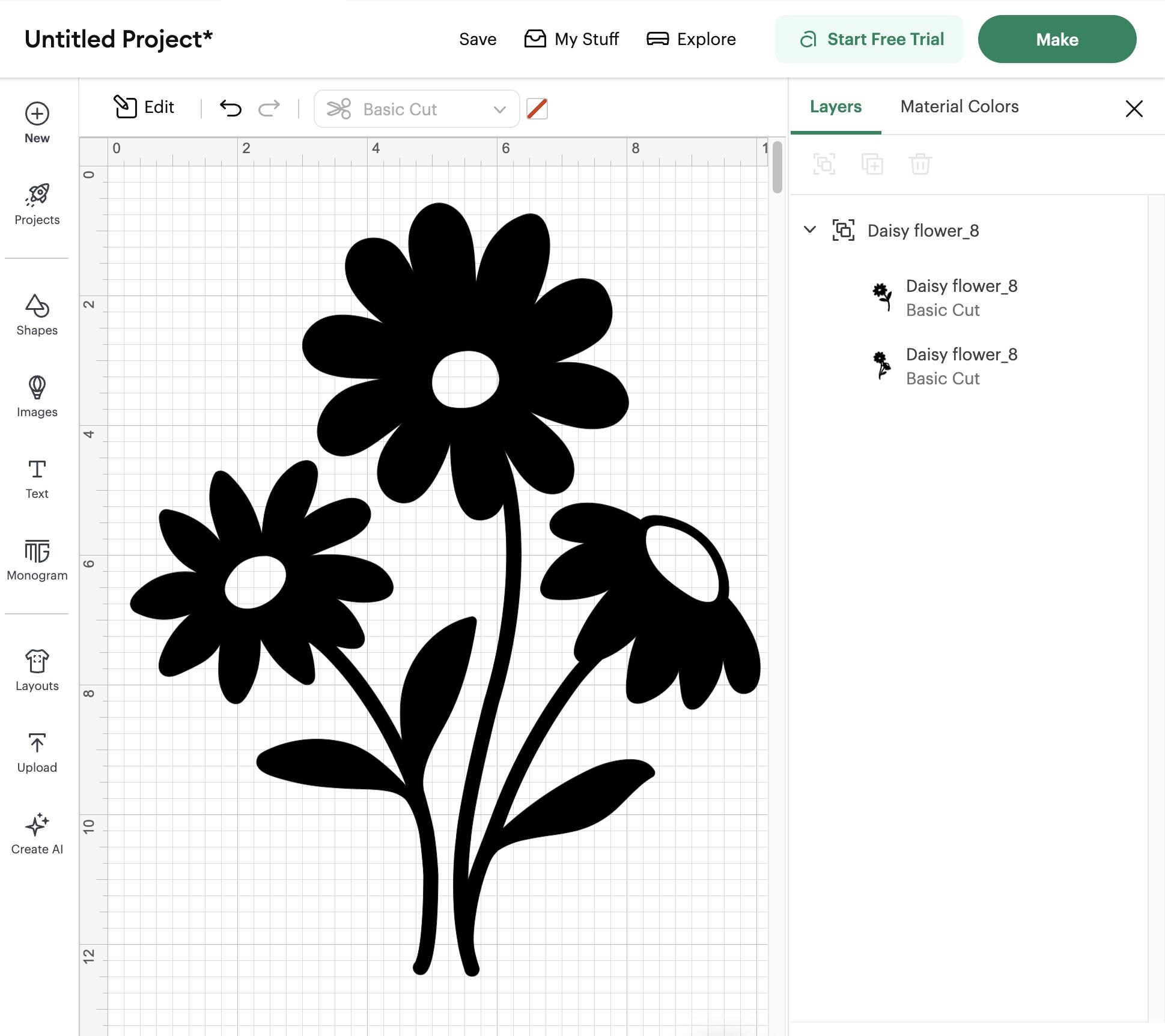 Daisy Flower SVG Bundle, Spring Birth Month Clipart PNG, Floral Cut ...