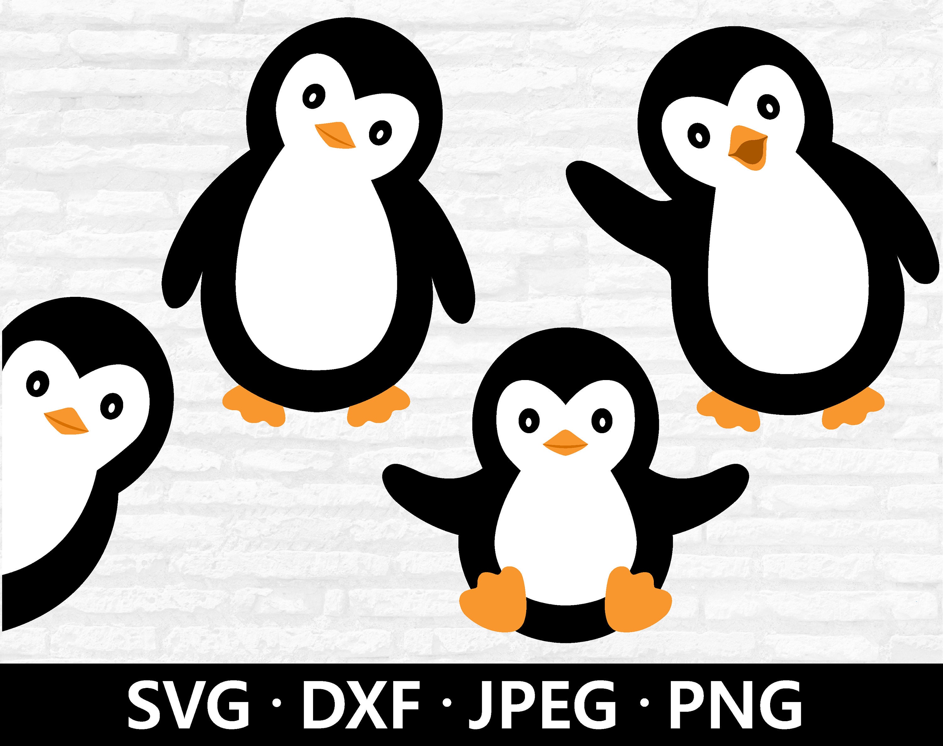 Cartoon Penguin Png - Etsy Ireland Cartoon Penguin Png - Etsy Ireland