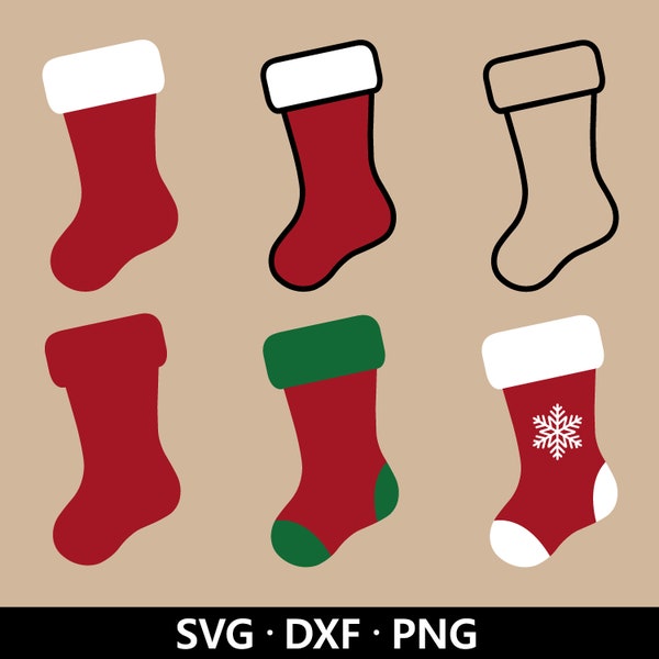 Christmas Socks Svg, Christmas Svg Files, Christmas stockings Svg, Christmas clipart, Christmas stocking png, Socks Svg,Svg File Cricut