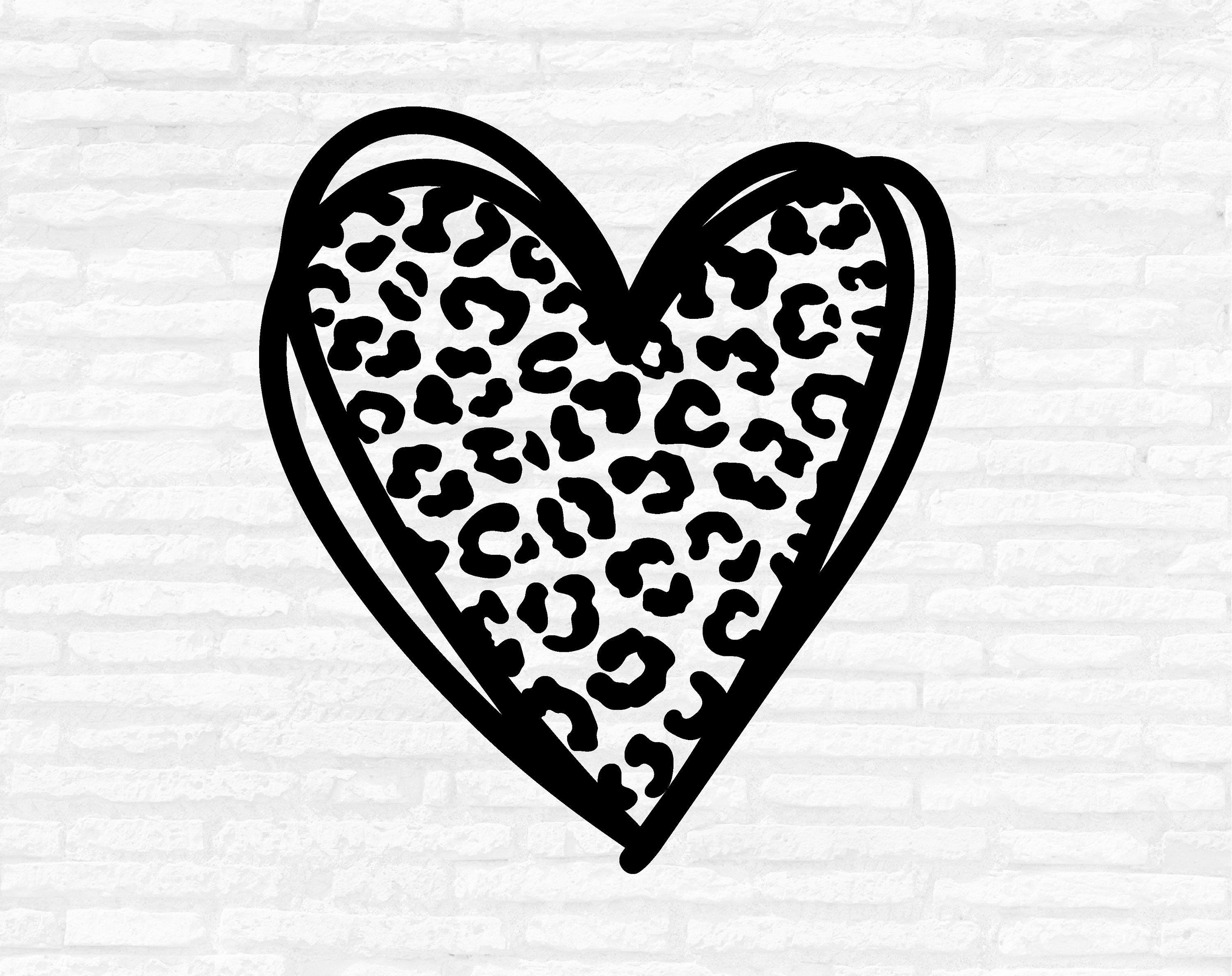 Animal Print Hearts SVG Valentine SVG Heart Bundle Svg Etsy
