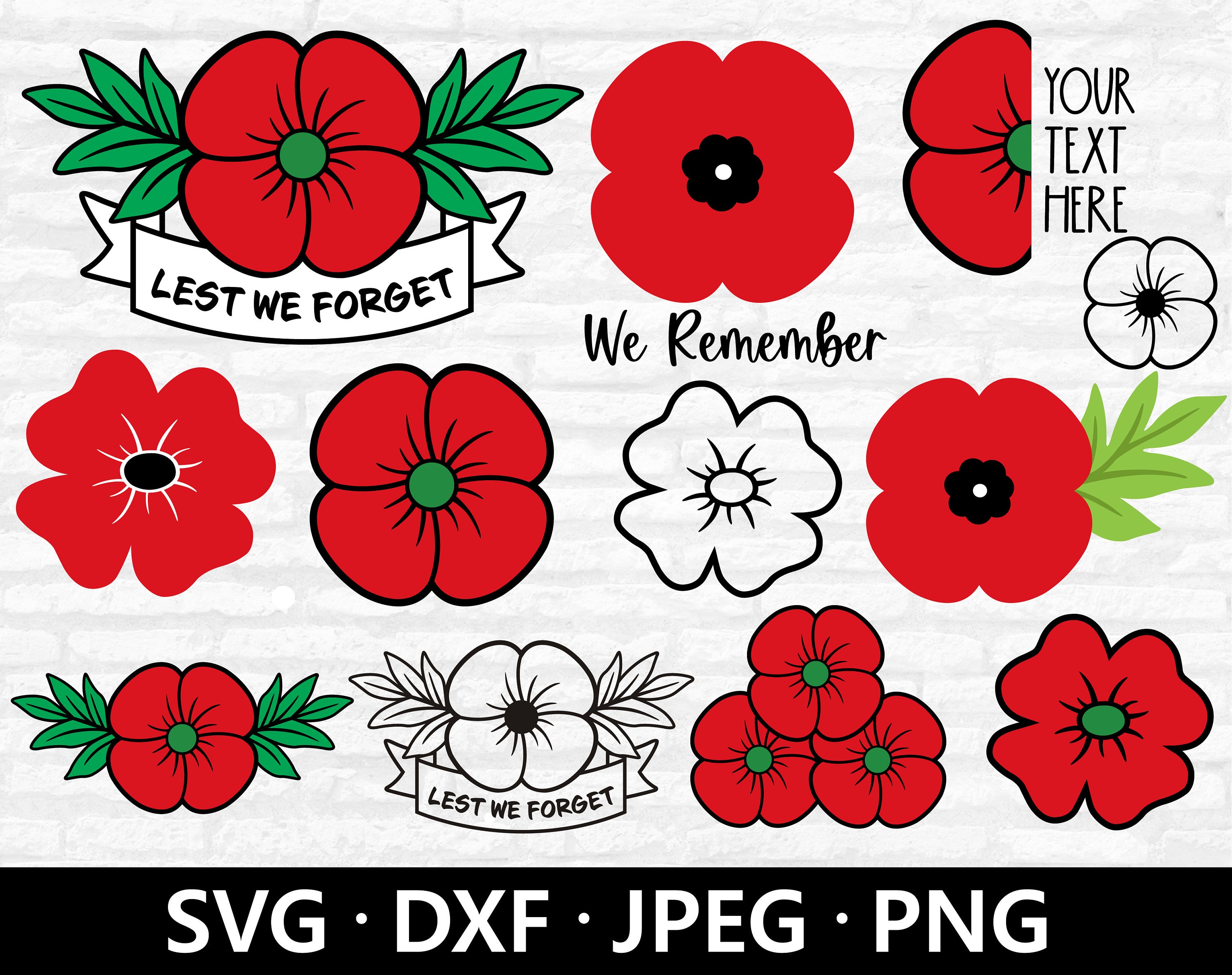 Poppy Cut Files Poppy Silhouette
