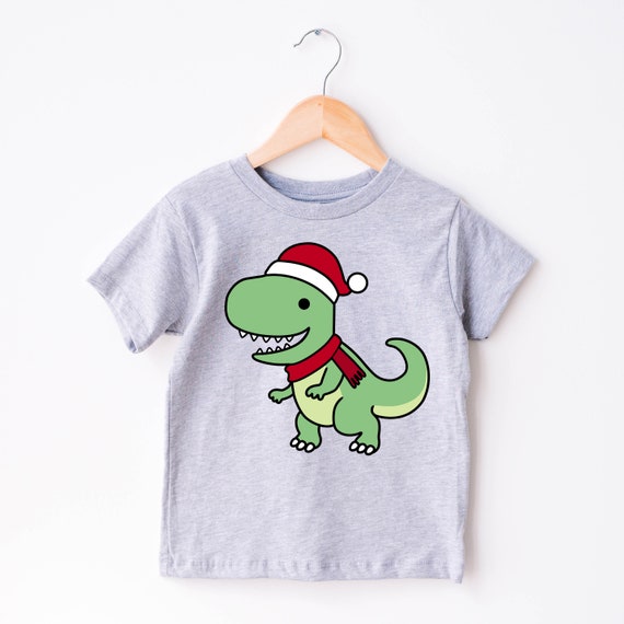 Babbo Saurus Rex Dinosauro Natale Ragazzi Natale T-Rex - Foto 3
