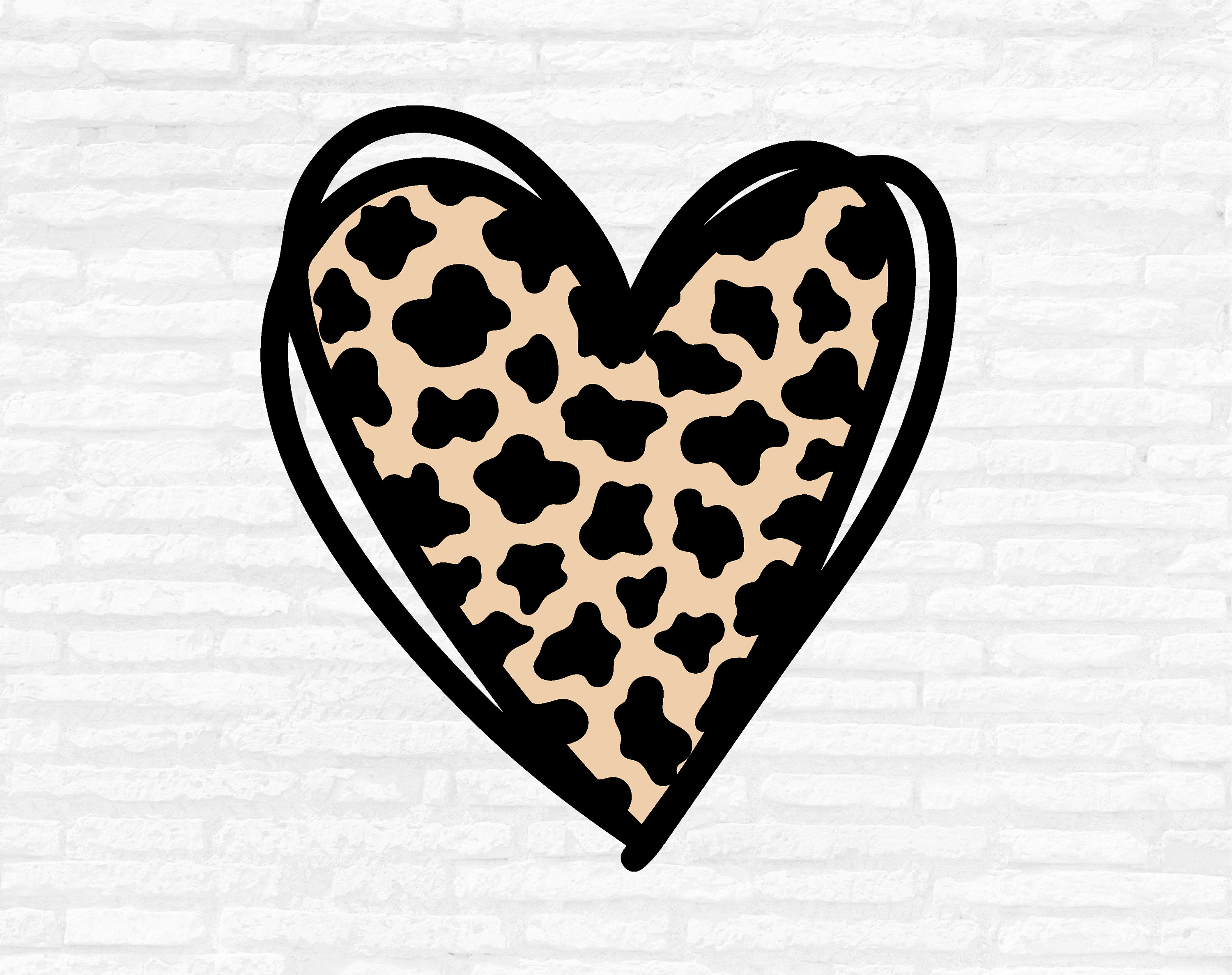 Animal Print Hearts SVG Valentine SVG Heart Bundle Svg Etsy