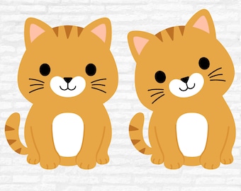 Kitten SVG Files, Cat Lover Shirt Design, Animal Layered Cut files (Digital Download)