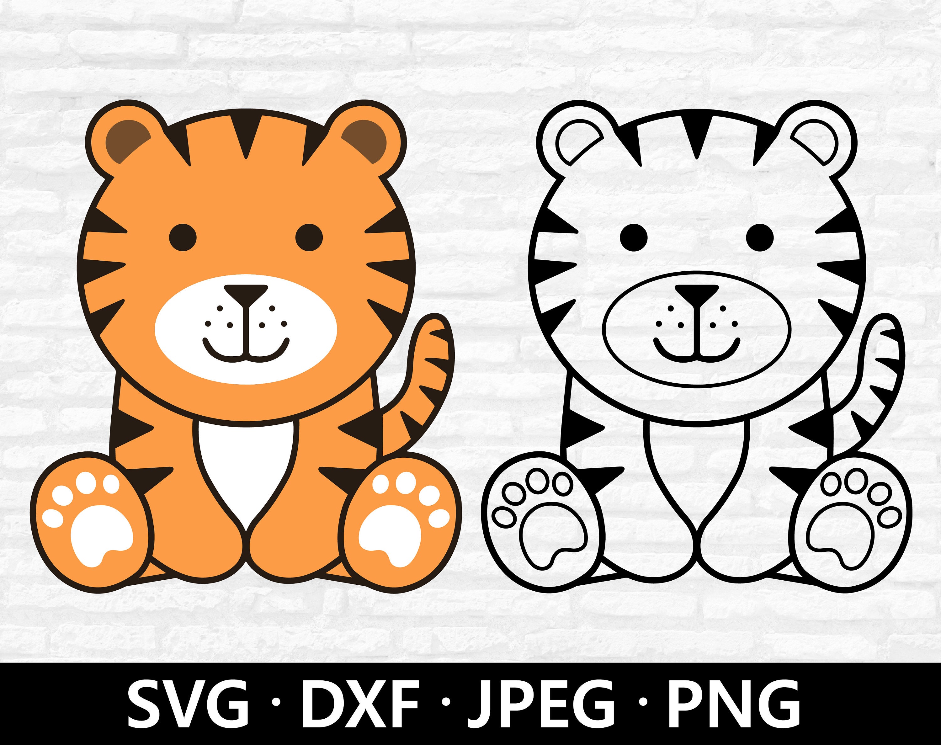 Baby Tiger Svg - Etsy Australia Baby Tiger Svg - Etsy Australia