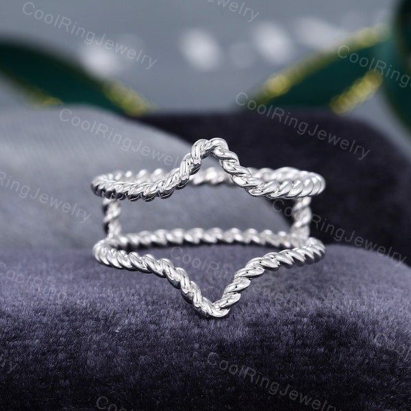 Rose Gold Enhancer Ring Etsy