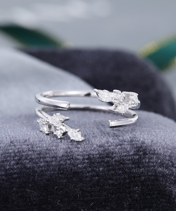 4ct Radiant-cut Hidden Wrap Halo Engagement Ring | Earthena Jewelry
