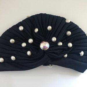 Vintage inspired, fashion turban, Turban hat, Womens Hat, Green, Black, Red, Purple, Pink, Sparkly Turban, Sparkly Hat, African turban hat