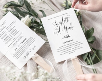elegant wedding fans