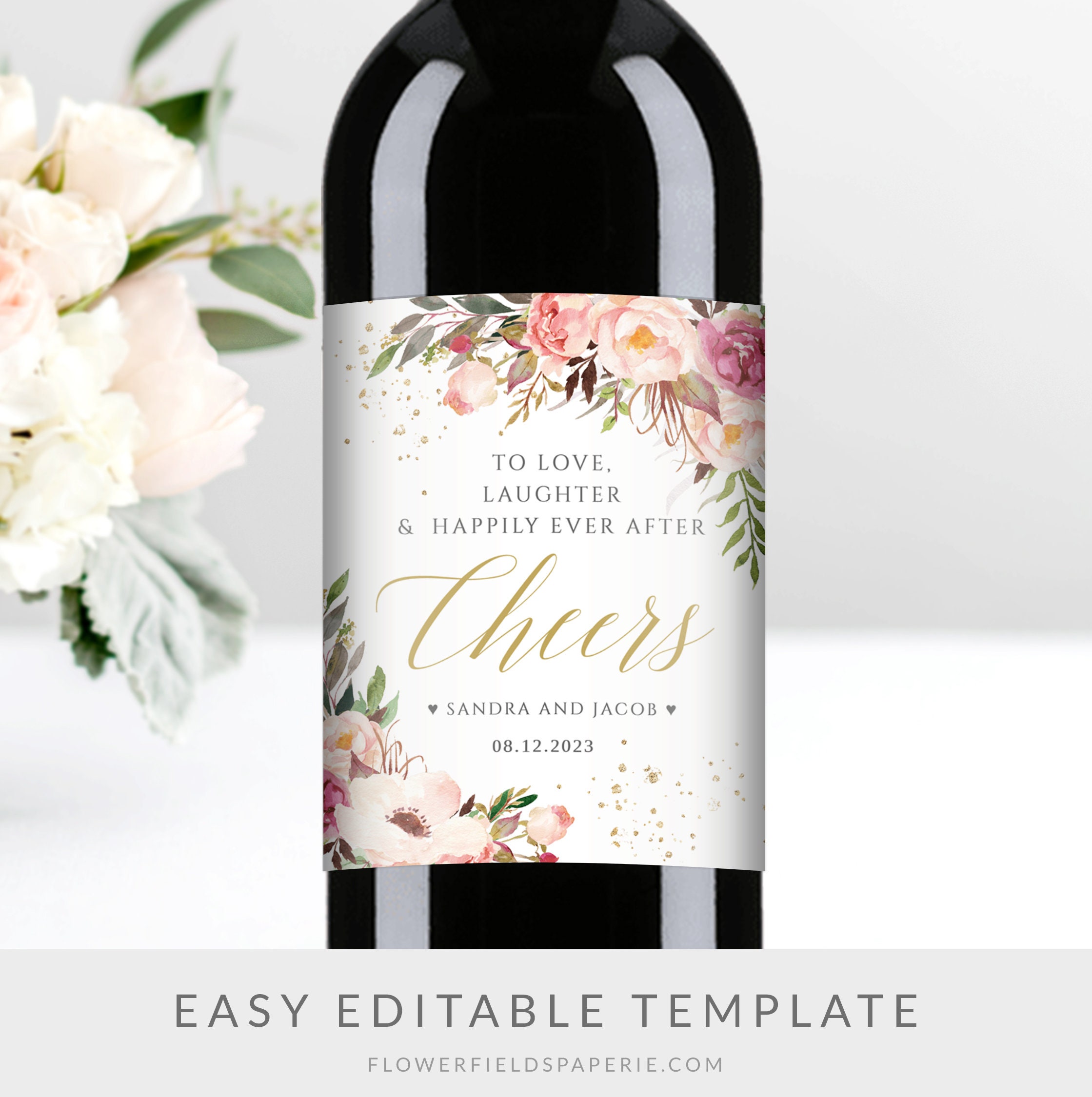 Diy Wine Label Template