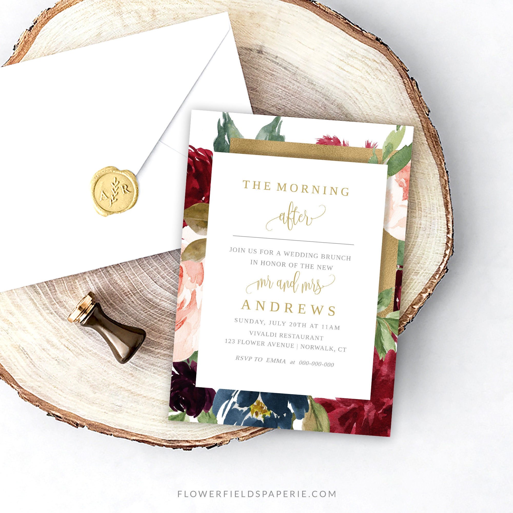 Alternatives to post wedding brunch picture