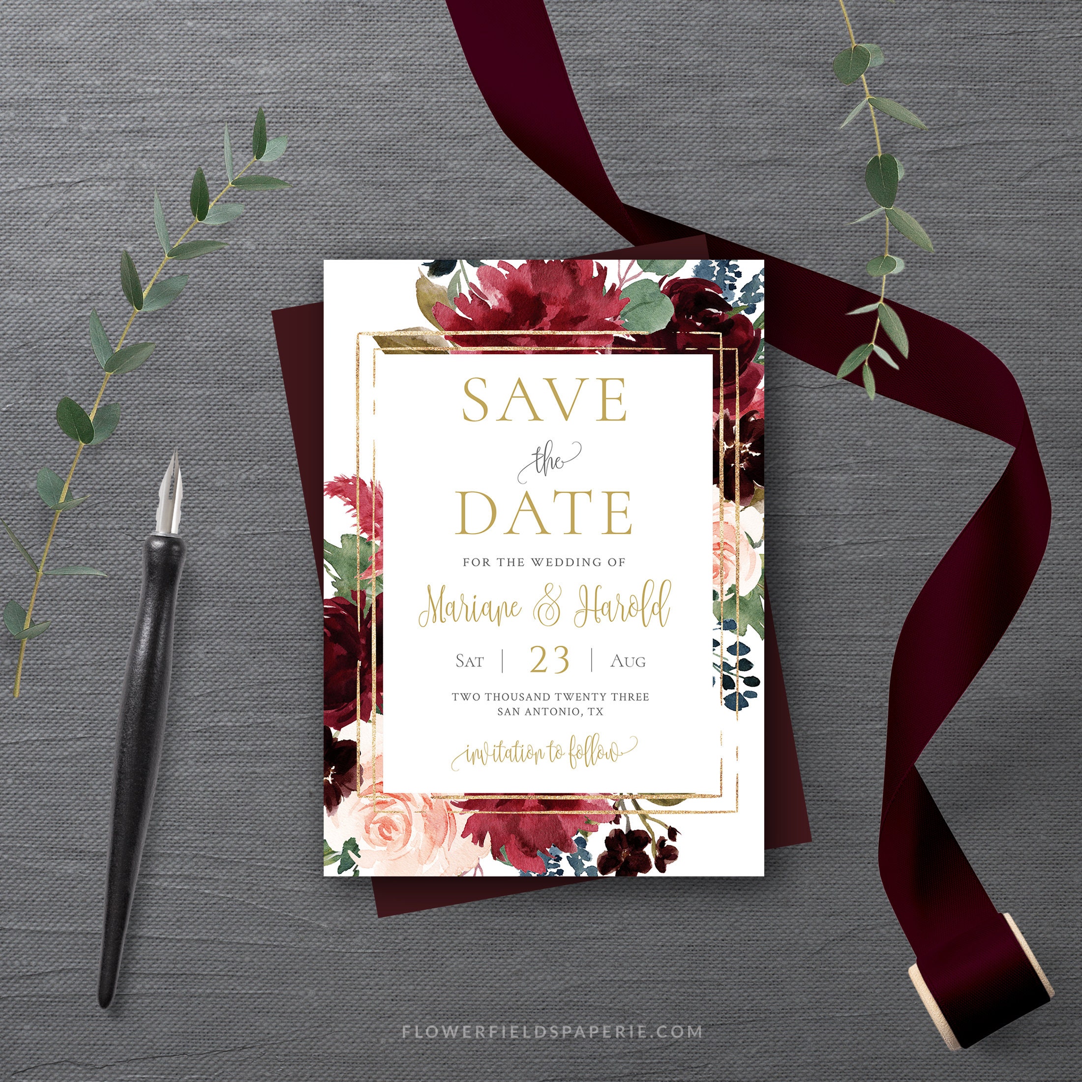 Save The Date Postcards Templates