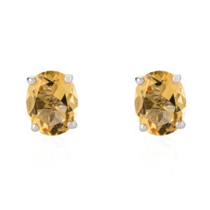 Citrine Earrings, Citrine Stud Earrings, Sterling Silver Studs, Small Citrine Earrings, Dainty Studs Gift, November Birthstone, Gift For Her