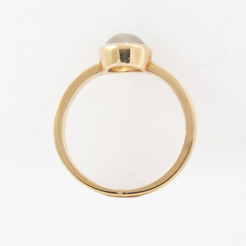 Chalcedony Ring set in 14K Gold Birthday Gift Valentine Gift Anniversary Gift Statement Ring
