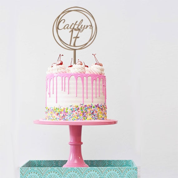 Acryl Kuchenstecker  Tortenstecker Cake Topper Deko Hochzeit Party Mode 