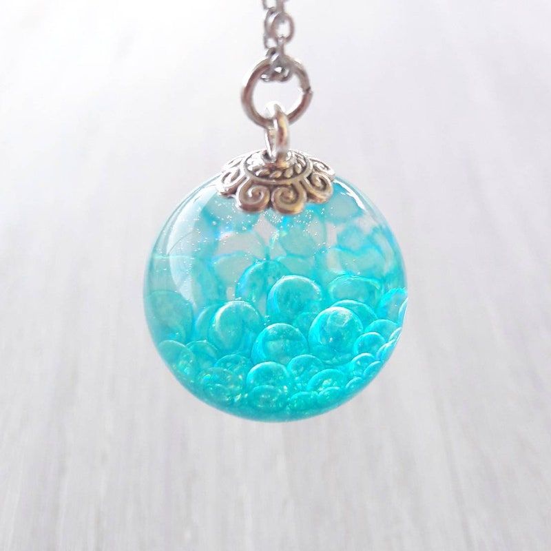'Babe' Bubble Crystal Pendant Necklace