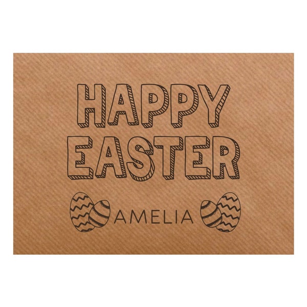 Personalised Easter Money Envelope | Easter Gift | Printed Easter Envelope | Customisable Gift Cash Holder for Special Occasions
