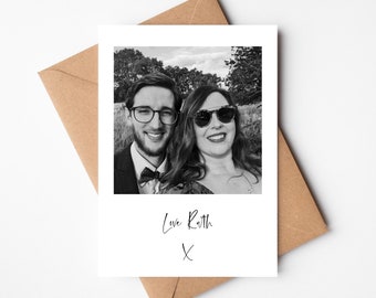 Gepersonaliseerde Valentijnsdagkaart: eenvoudige stijl