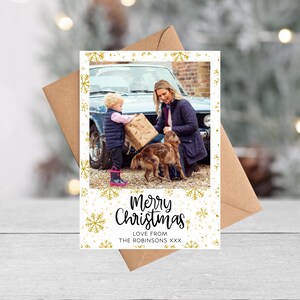 Biglietto di auguri di Natale con foto personalizzato/pacchetto di biglietti di Natale/foto di famiglia/biglietto fotografico per le vacanze