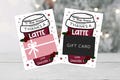Personalised Thanks A Latte Gift Card Holder | Christmas Teacher Card Gift | | Holidays Giftcard School Appreciation | Secret Santa Gift | product logo