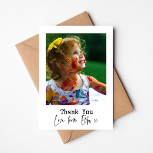 Foto personalizada gracias tarjeta de maestro / fotografía tarjeta de agradecimiento / tarjeta de agradecimiento de cumpleaños / postal / asistente de enseñanza