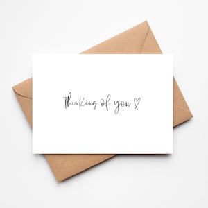 Tarjeta de duelo / Tarjeta de "Pensando en ti" / Tarjeta de perdón por tu pérdida / Tarjeta de simpatía / Tarjeta de condolencias
