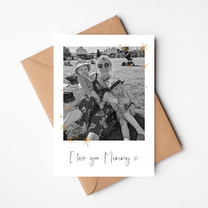 Personalised Mother's Day Card | Happy Mothers Day Card | Style Photo Card | Picture | Best Mummy | Best Mum