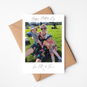Gepersonaliseerde Moederdagkaart | Fijne Moederdagkaart | Stijl fotokaart | Afbeelding | Beste mama | Beste moeder