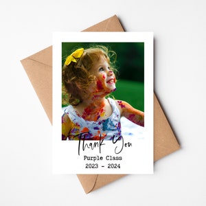 personalizado da foto agradece-lhe cartão do professor |  obrigado cartão comemorativo | obrigado do aniversário você cartão comemorativo | Cartão Postal | Professor assistente
