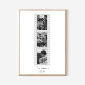 Tira de fotos personalizada / Tira de fotos / Estilo fotomatón / Impresión familiar / Abandonos de la escuela / Regalo de cumpleaños / Día de la Madre / Día del Padre