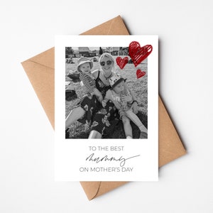 Gepersonaliseerde Moederdagkaart | Fijne Moederdagkaart | Stijl fotokaart | Afbeelding | Beste mama | Beste moeder