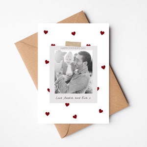 Tarjeta personalizada del Día del Padre / Tarjeta del Día del Padre Feliz / Tarjeta fotográfica / Tarjeta fotográfica / Tarjeta fotográfica para papá